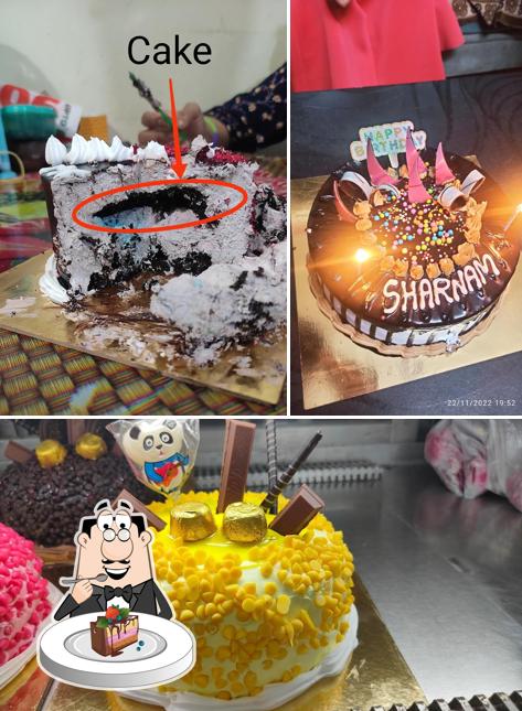 Chocolate cake at Uma Shankar Bakery