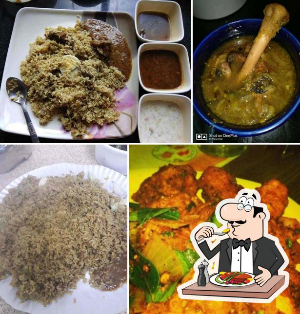 Food at Mandya Gowdru Donne Biriyani