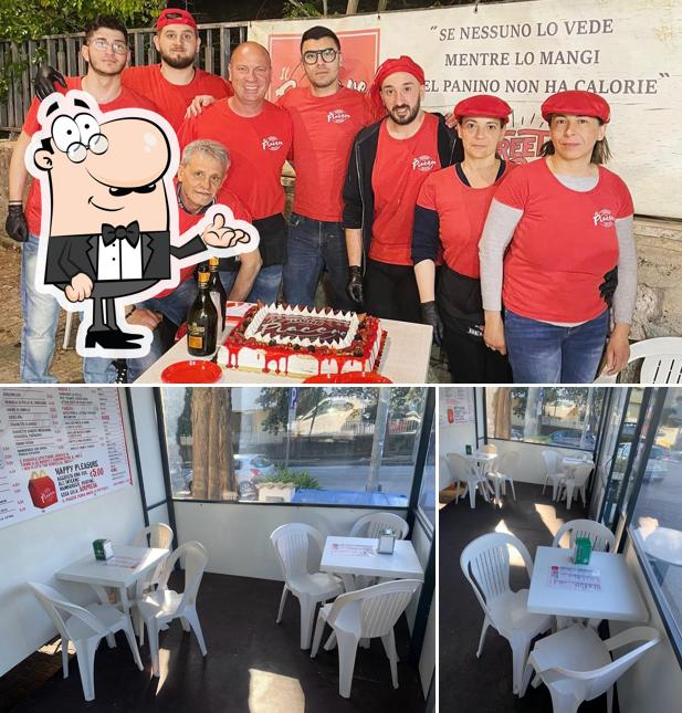 Gli interni di Il Piacere Street-food