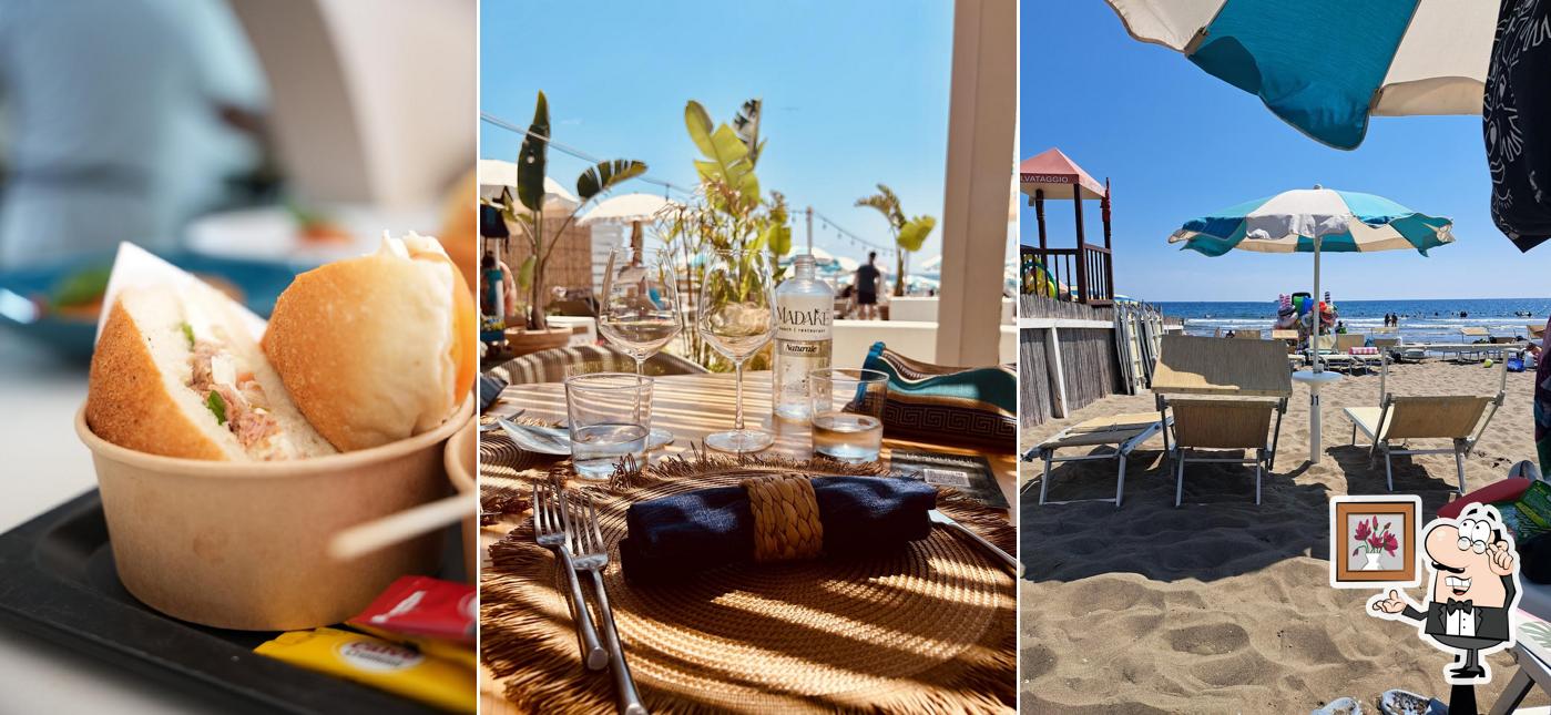 Gli interni di Madaké - Beach&restaurant