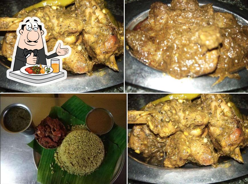 Food at New Prashanth Hotel