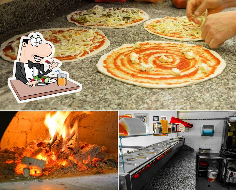 Tra le diverse cose da Fuoco e Farina si possono trovare la cibo e esterno