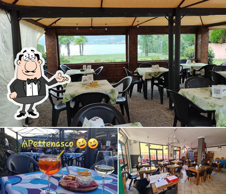 La immagine della interni e cibo di Bar Dolphins Pettenasco