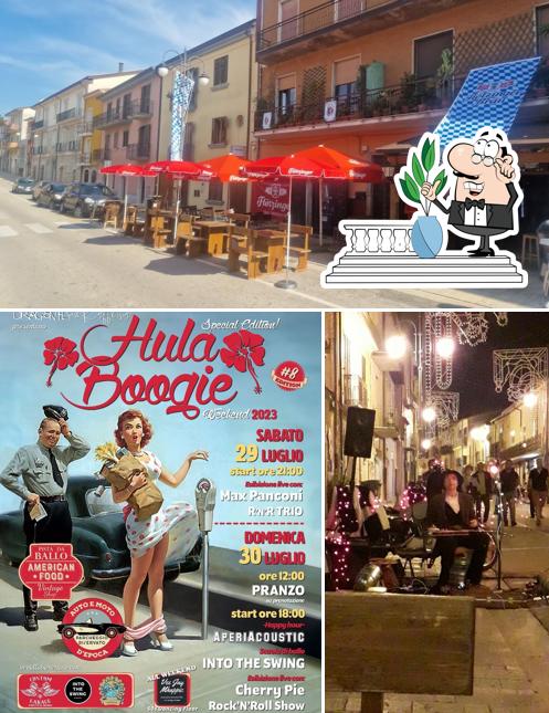 Puoi goderti l'aria fresca da seduto all'esterno di Dragonfly LiveMusicPub