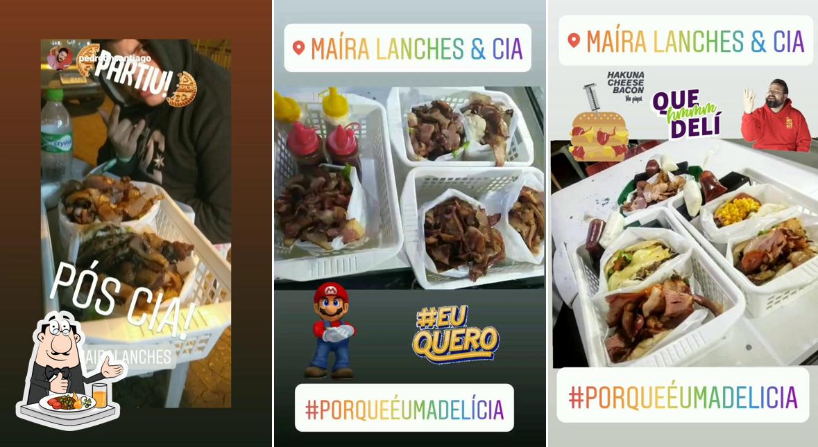 Comida em Maíra Lanches