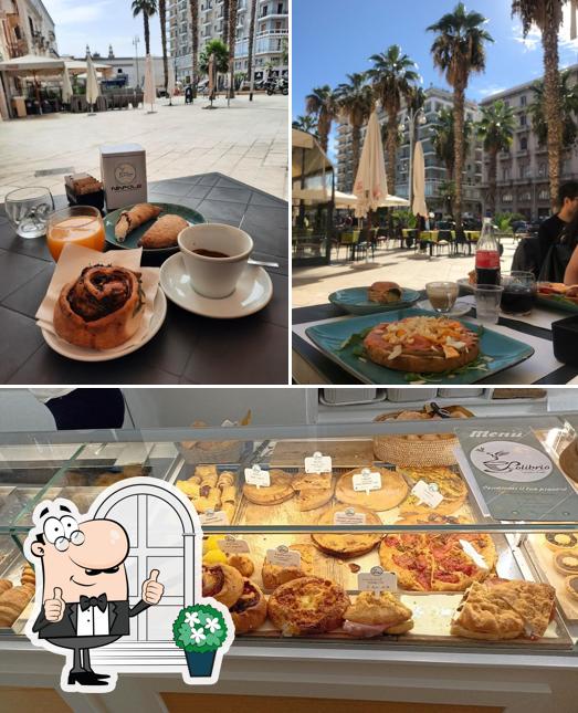 Questa è la foto che mostra la esterno e cibo di Colibrio Bar Pasticceria Bistrot Gluten Free