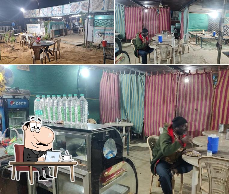 Check out how Jammu Sharma Punjabi Dhaba looks inside