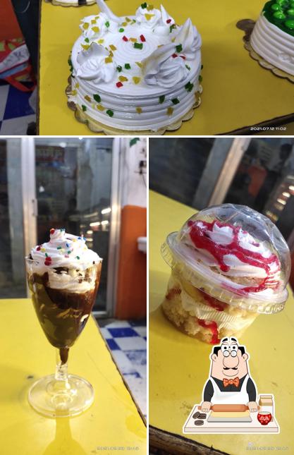 New Pizza Hut &Live Cake serves a selection of desserts