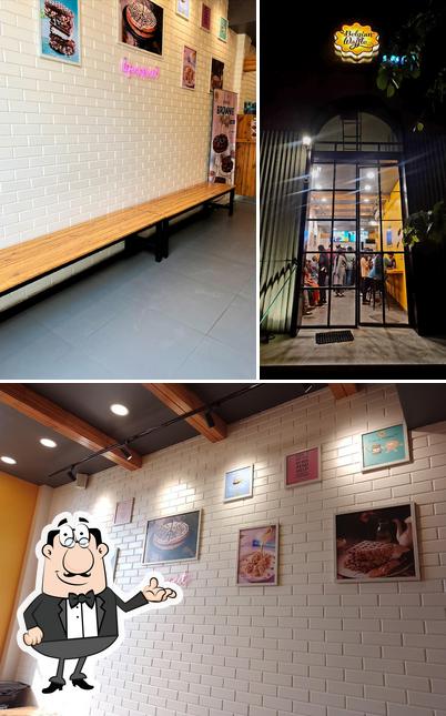 The interior of The Belgian Waffle Co