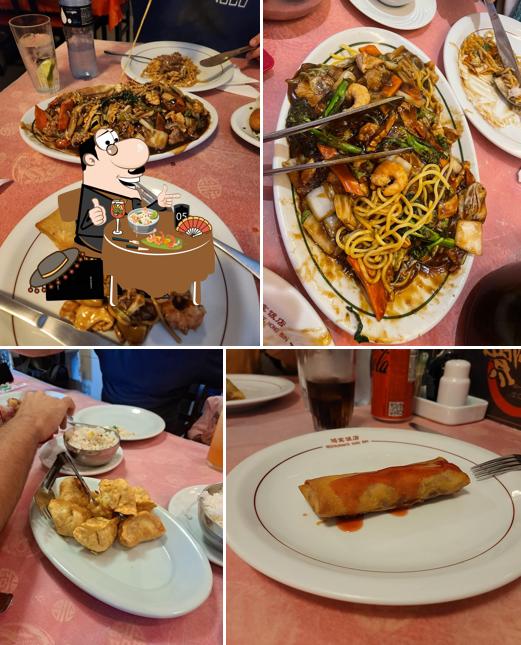 Platos en Restaurante Hong Bin