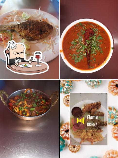 Food at (Souparnika) Jimcam River View Family Restaurant & Bar