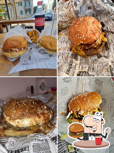 Prova uno dei tipi di hamburger disponibili a BBQ Škatula