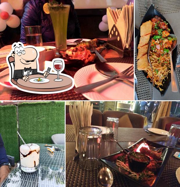 Food at The Urban Terrace Roof Top Restaurant