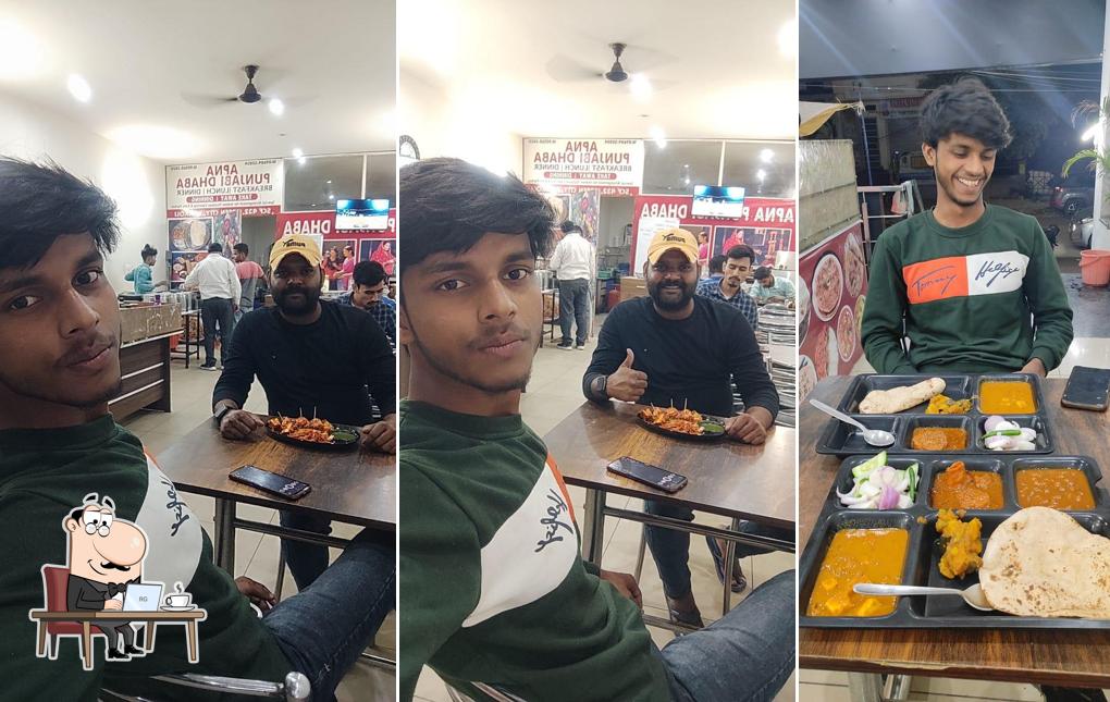 The interior of Apna Punjabi Dhaba
