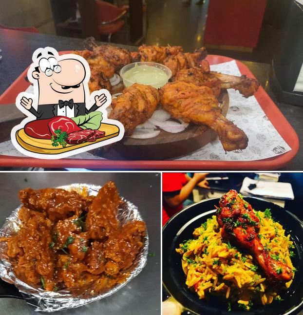 Order meat meals at Brew-Berry Baani Square Gurgaon