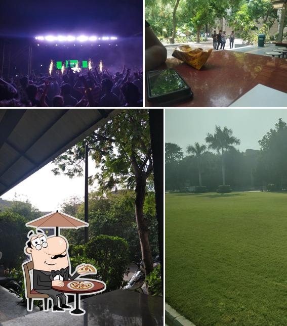 Check out how Law Canteen,Nirma Univeristy looks outside