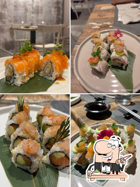Scegli le varie opzioni di sushi