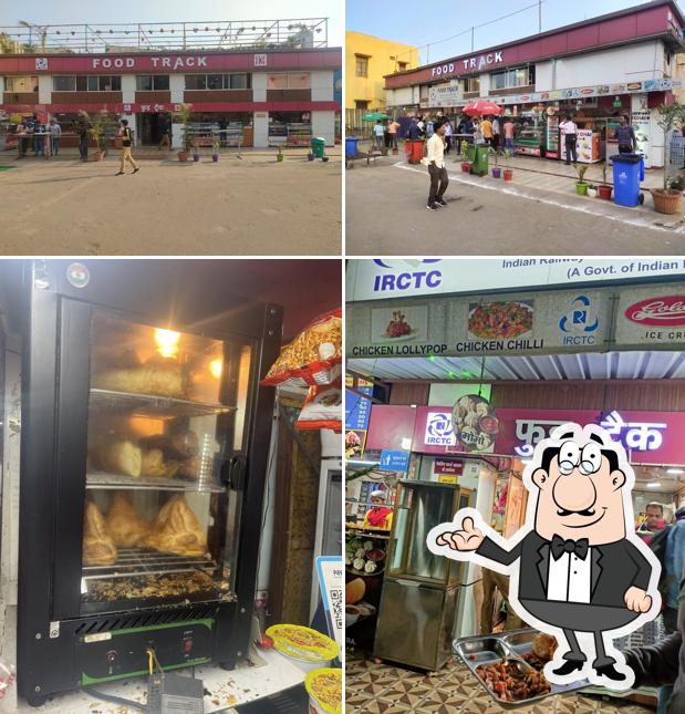 Check out how FOOD TRACK (IRCTC) Restaurant looks inside