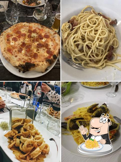 Spaghetti alla carbonara al New Garden