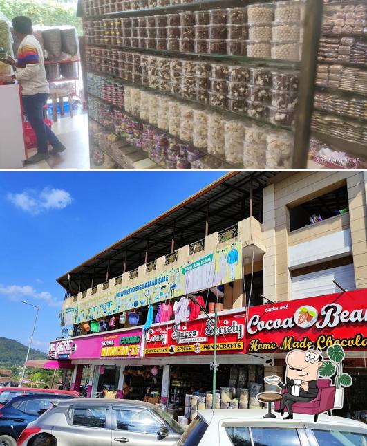 Take a seat at one of the tables at Canadian Fried Chiken