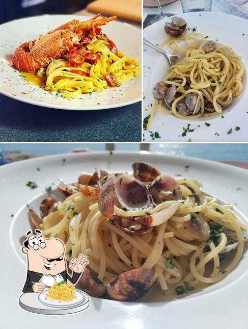 Spaghetti alla carbonara al La Lisca