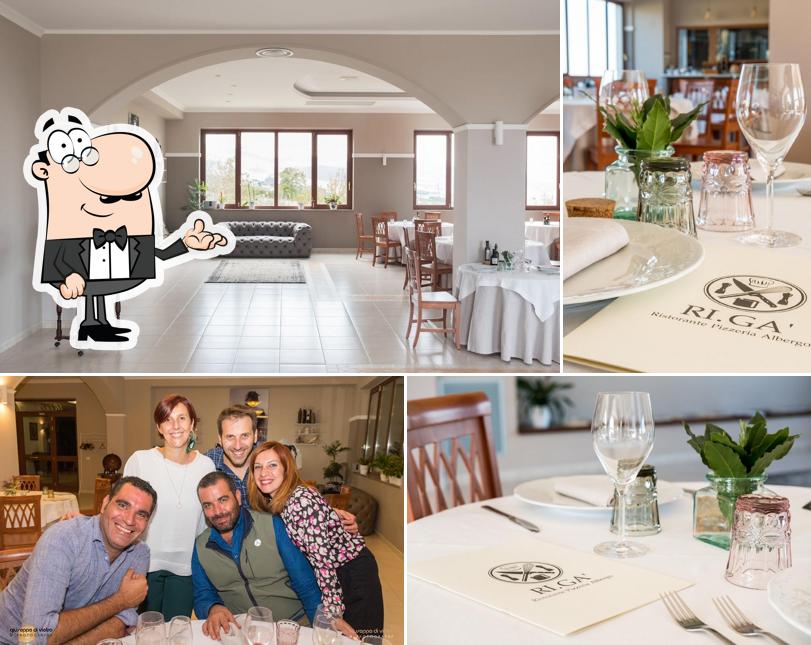 Dai un'occhiata agli interni di RI.GA' ristorante pizzeria albergo