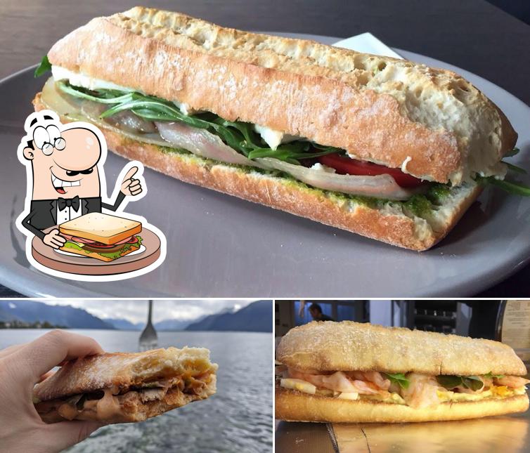 Assaggia uno dei panini serviti a VeveyBien Sandwich & take-away