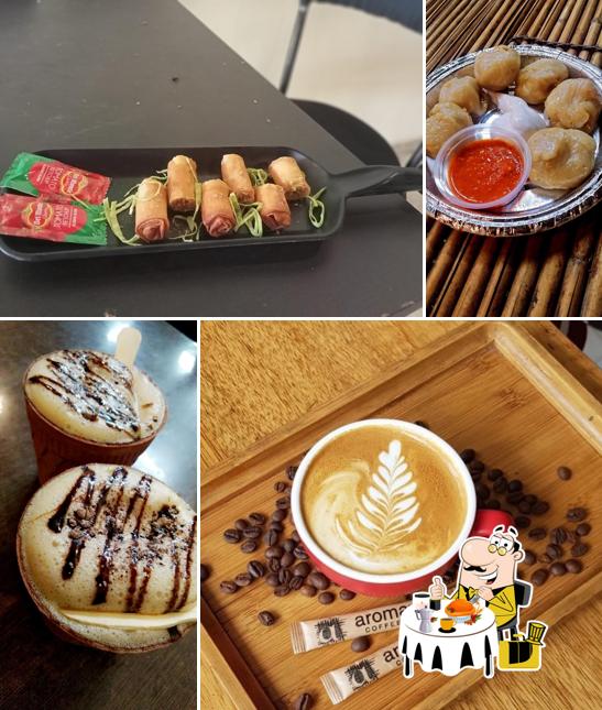 Food at Aroma Coffee