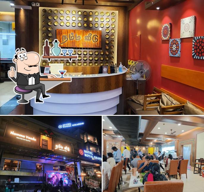 Take a seat at one of the tables at Darling Namma Veedu Take a seat at one of the tables at Darling Namma Veedu