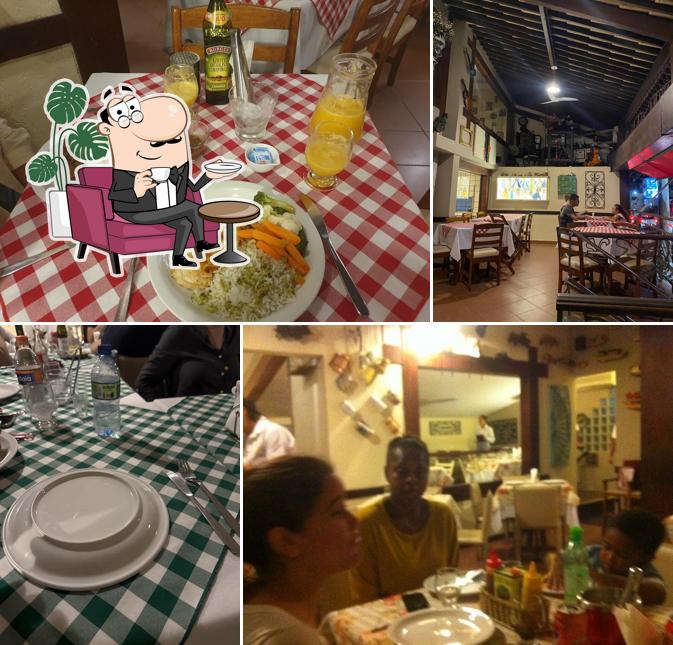 O interior do Cantina Cosa Nostra