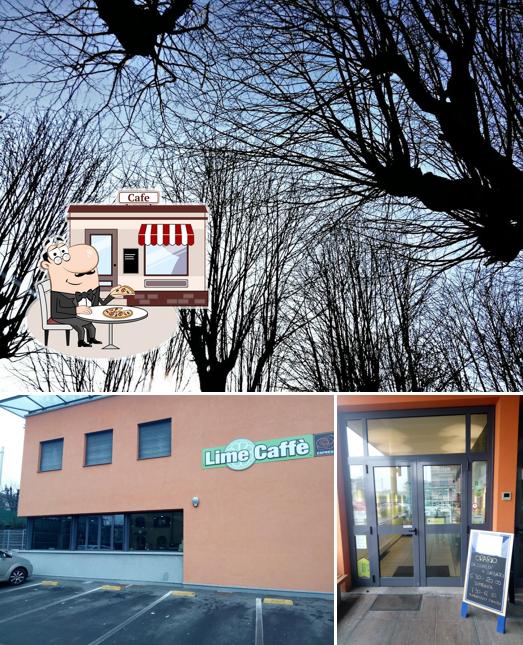 Gli esterni di Lime Caffè