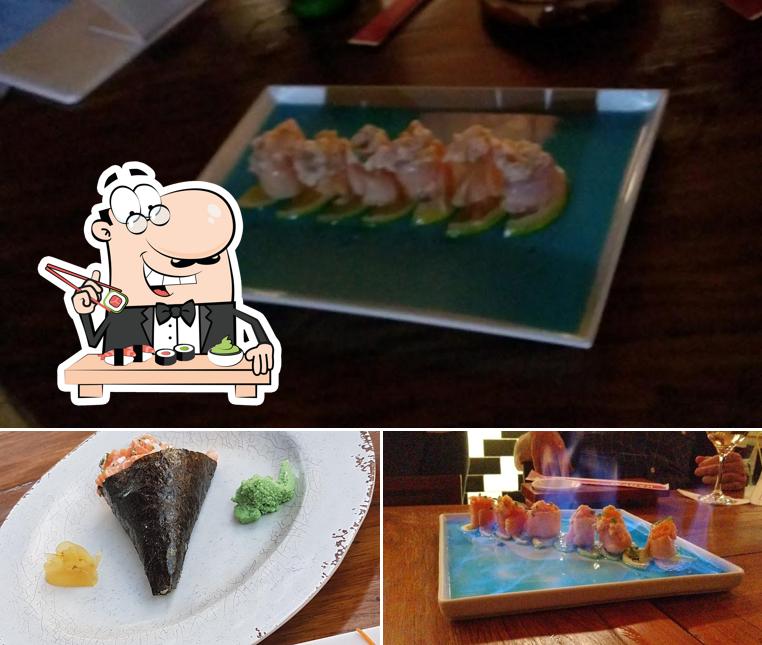 Experimente diversas opções de sushi