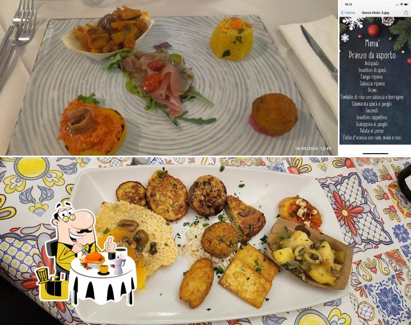 Ristorante Osteria Cappellino si caratterizza per la cibo e lavagna Ristorante Osteria Cappellino si caratterizza per la cibo e lavagna