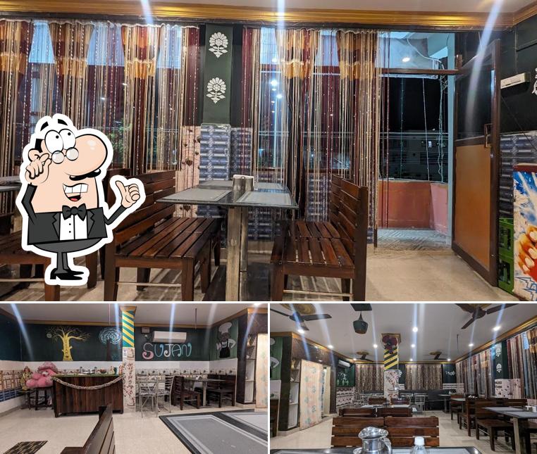 The interior of Sujan Food Gallery