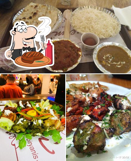 Order meat dishes at kareems