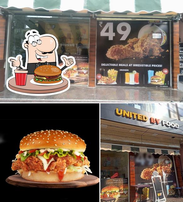 Order a burger at UBF - United By Food