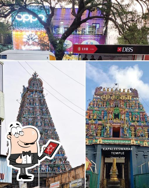 The exterior of Adyar Ananda Bhavan - A2B