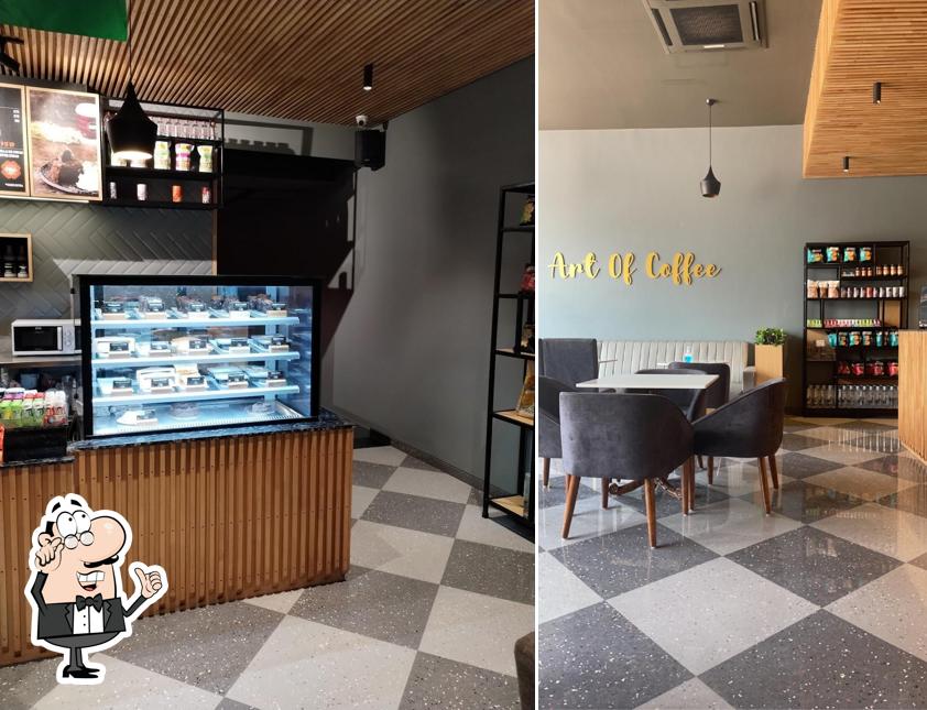 The interior of Barista cafe