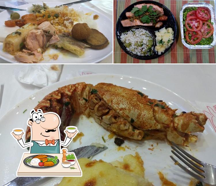 Comida em Churrascaria Rosa Amarela