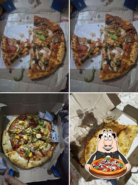 Pick different types of pizza