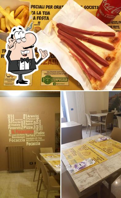 Questa è la foto che raffigura la interni e cibo di Il Focacciaro