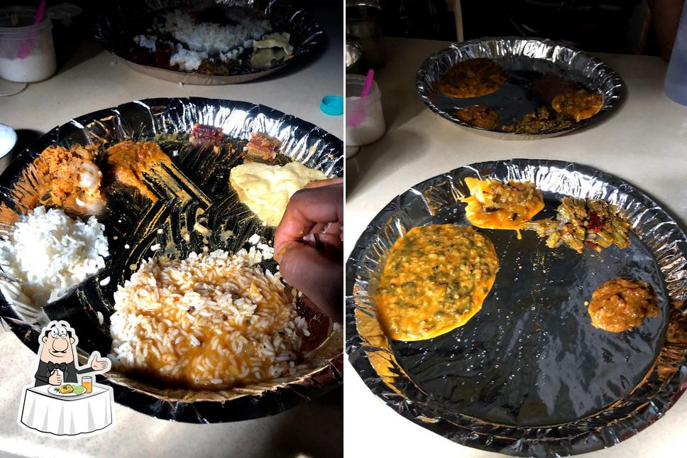 Food at Lakshmi Vilas Brahmana Bhojanam