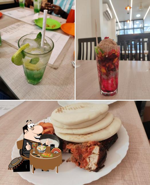 This is the image showing food and alcohol at Lekshmi Edibles