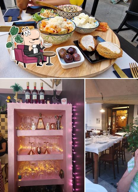 Questa è la foto che presenta la interni e cibo di Mondo Aperitivi