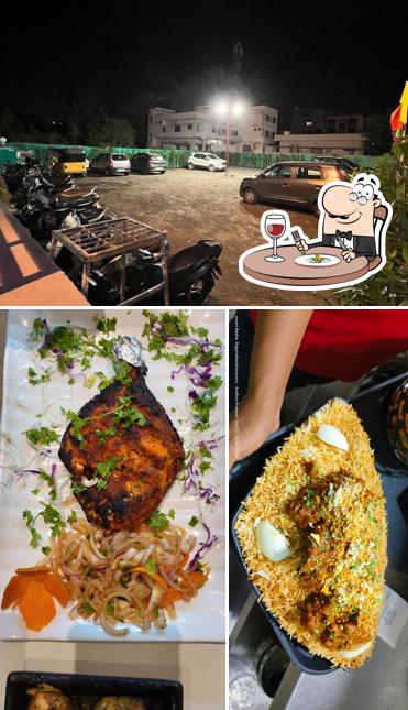 The restaurant's food and exterior