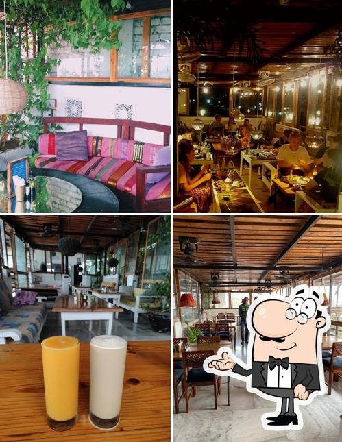 The interior of The Sixth sense (retreat into heaven) the wonderful rooftop restaurant @inn seventh heaven