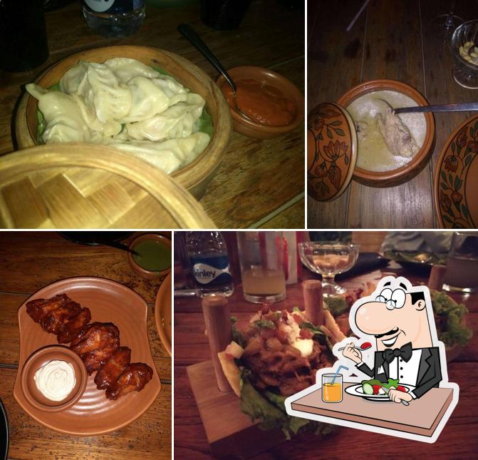 Food at Sizzling Shack