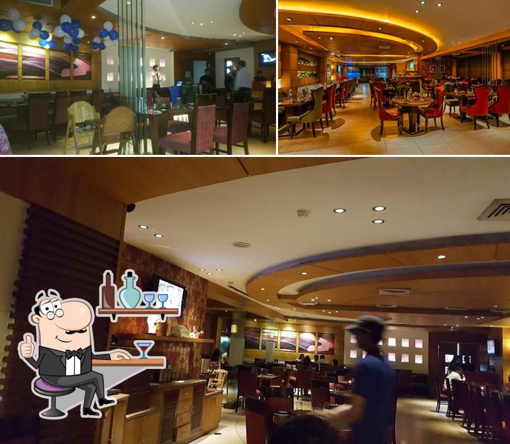 The interior of The Yellow Chilli - Sarabha Nagar, Ludhiana