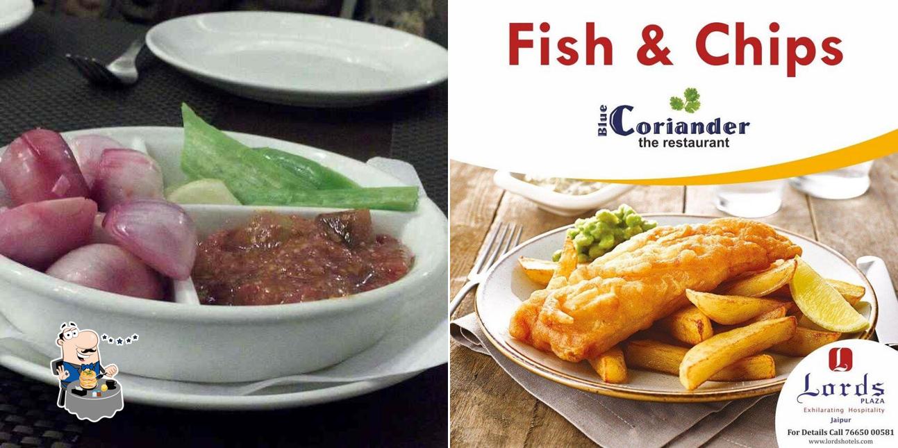 Meals at Blue Coriander Restaurant