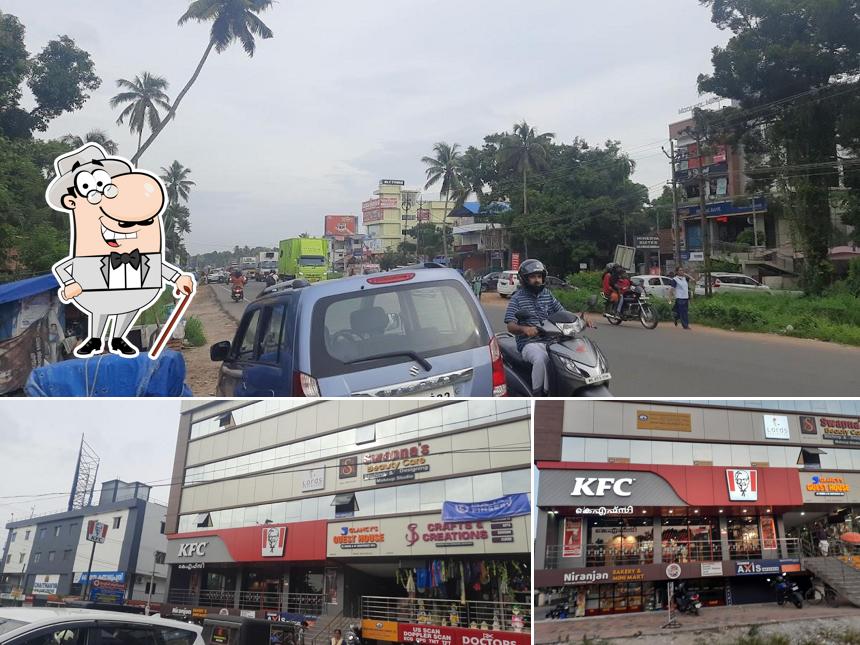 The exterior of KFC junction